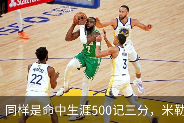 同样是命中生涯500记三分，米勒仅用170场，第一152场，库里和东契奇呢？